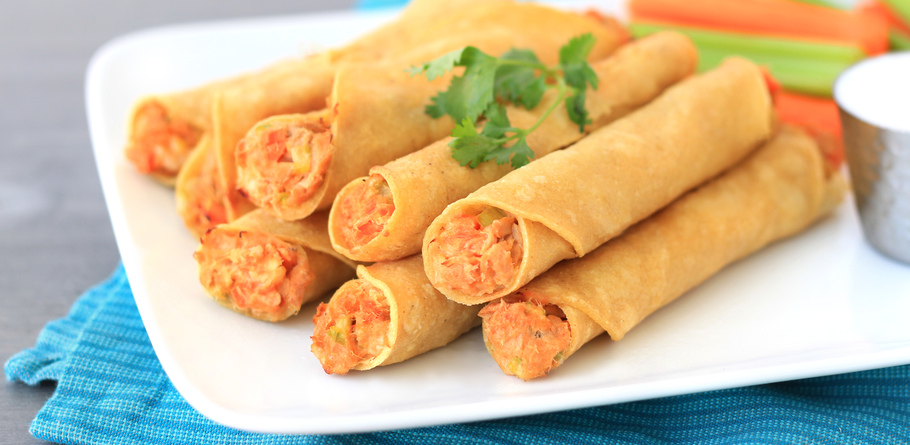 Hungry Girls Buffalo Taquitos